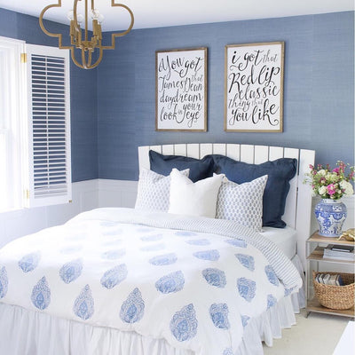 Driven By Decor Blog: Modern Coastal Bedroom Makeover, November 2015 (Nisha Duvet Cover)